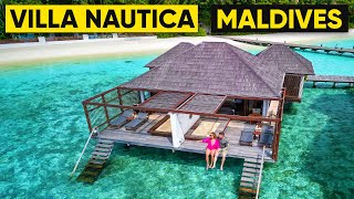 First Overwater Bungalow Experience at Villa Nautica Maldives [upl. by Eicarg432]