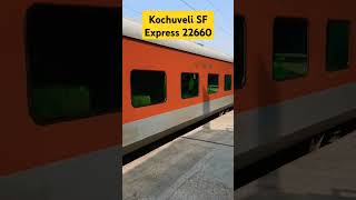 Kochuveli SF Express Yoganagri🇮🇳👌 Rishikesh train railway trending [upl. by Davie]