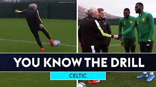 Jimmy Bullard amp Damien Duff vs Celtic’s Odsonne Edouard and Olivier Ntcham  You Know The Drill [upl. by Severson257]