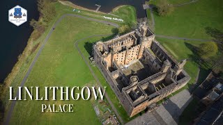 LINLITHGOW PALACE SCOTLAND Birthplace of Mary Queen of Scots  drone in 4K [upl. by Janela327]