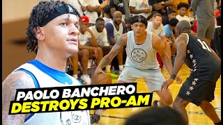 Paolo Banchero Bullies These Pro Am Defenders At Zeke Weekend [upl. by Krebs]