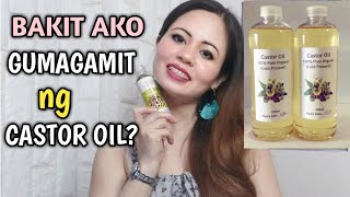 CASTOR OIL HONEST REVIEW BAKIT AKO GUMAGAMIT MGA BENEPISYO NA MAKUKUHA  simple fe [upl. by Ricardo963]