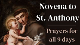 St Anthony Novena  Prayers for ALL 9 days [upl. by Nylareg660]