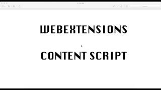 Your first Firefox extension  contentScript  Firefox WebExtensions API [upl. by Norbie]