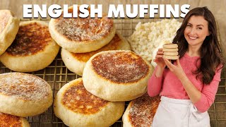 How to Make English Muffins at Home  Better Than StoreBought [upl. by Airetak]