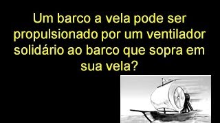 Um barco a vela pode ser propulsionado por um ventilador solidário ao barco que sopra em sua vela [upl. by Oicafinob]