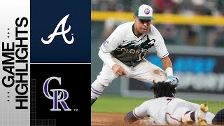 Braves vs Rockies Game Highlights 83023  MLB Highlights [upl. by Bernarr]