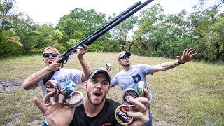 Skoal Can SKEET SHOOTING ft DemolitionRanch amp LunkersTV [upl. by Sheena]