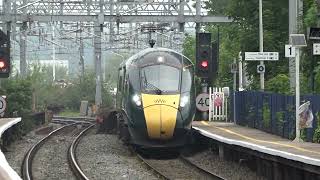 Great Western Railway 802313 passing Reading West [upl. by Vanderhoek693]