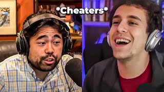 8 Minutes Of Grandmasters Exposing CHEATERS LIVE [upl. by Westberg]