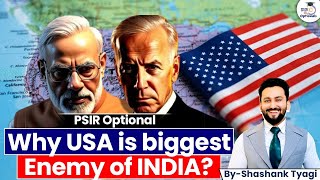 Why USA Poses a threat to Indias Growth Power Politics amp Paradox  Geopolitics Simplified [upl. by Musser]