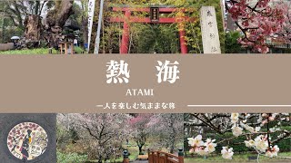 【気ままな一人旅】熱海編熱海梅園あたみ桜 [upl. by Seif]