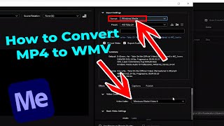 How to Convert MP4 to WMV in Adobe Media Encoder [upl. by Kries374]