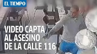 Video del asesinato de Ezequiel Rodríguez en el Carulla de la 116  El Tiempo [upl. by Arette930]