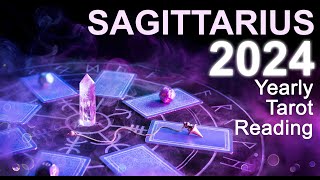 SAGITTARIUS 2024 YEARLY TAROT READING quotCOMING INTO YOUR OWN SAGITTARIUS 3 X WISH FULFILMENT CARDSquot [upl. by Elkraps]