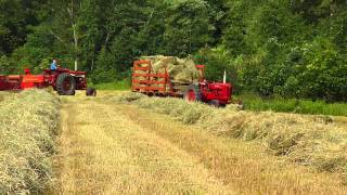 Baling Hay in PA [upl. by Inaffit]