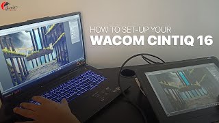 How to set up and Install Wacom Cintiq 16 [upl. by Assetal]