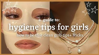 hygiene tips for girls ⭐ i wish i knew earlier [upl. by Elbam]