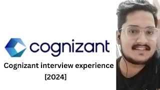 Latest Cognizant interview Experience 2024 [upl. by Lema370]