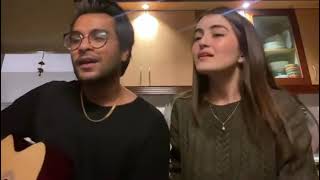 Asim azhar singing song with Meruub asimazhar [upl. by Ordway]