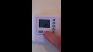 How to program a hortsmann programmable room thermostat [upl. by Blynn]