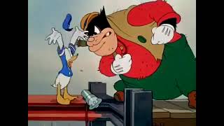 Donald Duck – The Riveter 1940 – original RKO opening titles [upl. by Ycnan177]