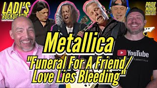 🤘🏽⚡️Metallica⚡️🤘🏽 Covers Elton Johns🌈quotFuneral For A FriendLove Lies Bleedingquot 1st Look Reaction 🎸🔥 [upl. by Vokay]