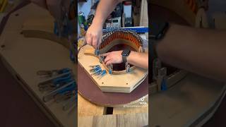 Celtic Mandola build part 04  kerfed linings luthier mandola woodworking [upl. by Leonsis]