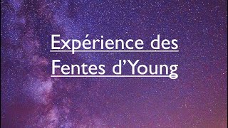 3Expérience des fentes dYoung [upl. by Ettenirt253]