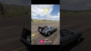 Back to the Future DeLorean DMC12 Forza Horizon 5  Gameplay Logitech g923 [upl. by Aydan610]