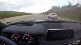 2016 BMW 730d xDrive  Fast Drive  200 km German Autobahn  Vmax [upl. by Bertsche]