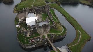 Caerphilly castle Wales UK [upl. by Evilc858]