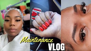 Reinventing myself after a breakup RelaxerMicrobladingWax Gyno  more maintenance vlog [upl. by Sclater552]