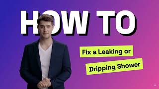 How To Fix a Leaking or Dripping Shower [upl. by Amory]