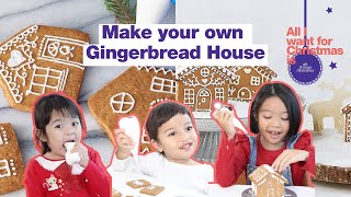 All Things Delicious Gingerbread House Kit Instruction Video 2024 [upl. by Dopp]