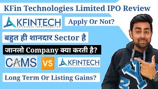 KFin Technologies Limited IPO Review  Apply Or Not  Jayesh Khatri [upl. by Goddart]