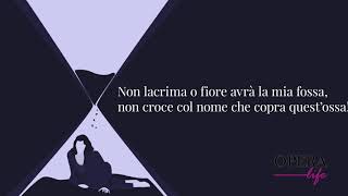 Addio del passato bei sogni ridenti  La traviata Angela Gheorghiu  Lyrics [upl. by Aissat]