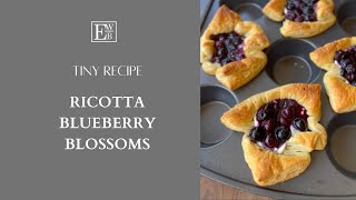 Ricotta Blueberry Blossoms [upl. by Breger274]