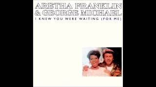 Aretha Franklin amp George Michael  I Knew You Were Waiting For Me Audio [upl. by Sucram]