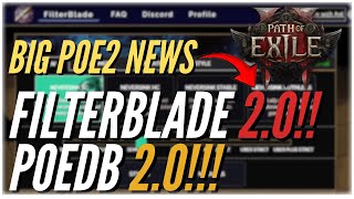 Path Of Exile  BIG POE 2 NEWS  Filter blade 20 In The Works amp POEDB2 WIP [upl. by Nitsrik]