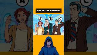 Qui est un fumeur  quiz heroquiz cassetête minecraft enigme shorts tiktok [upl. by Elizabeth]