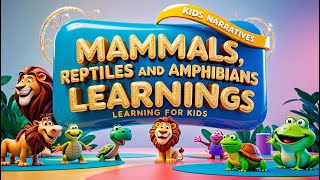 Mammals Reptiles and Amphibians Song for Kids  Fun Learning Names [upl. by Brett]