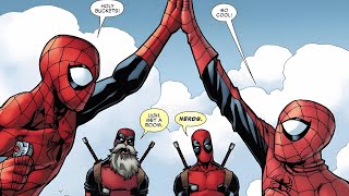 Deadpool and Spider Man Meet Their Future Selves [upl. by Sage]