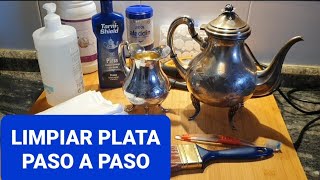 LIMPIAR PLATA paso a paso🏆 MIS TRUCOS Productos que utilizo [upl. by Everest]