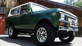 1975 International Scout II B Rod Or Custom Pro Auto Custom Interiors [upl. by Alisander]