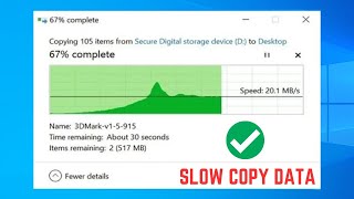 How to Fix Slow File Transfer in Windows 10 [upl. by Atlee]