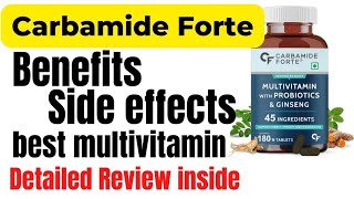 Carbamide forte multivitamin with probiotics review  use of carbamide forte capsule [upl. by Klaus]