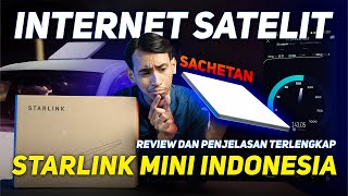 STARLINK MINI  REVIEW  INTERNET CEPAT DARI LANGIT TERKECIL DIMANAPUN KITA BERADA [upl. by Yesima3]