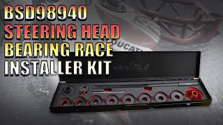 BSD98940 STEERING HEAD BEARING RACE INSTALLER KIT [upl. by Letnahc]