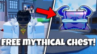 GPO The BEST Method To Get MYTHICAL CHESTS In GPO Update 9 [upl. by Amikan]